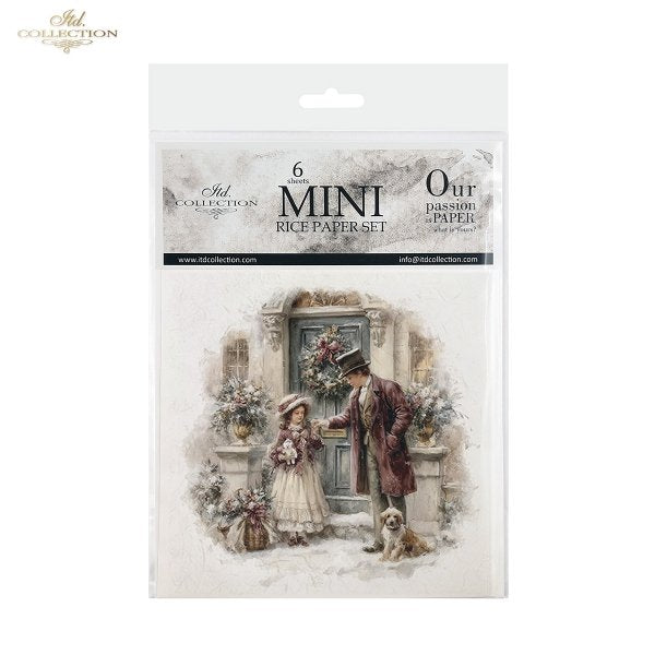 Decoupage Rice Paper Mini Set - Christmas, Family