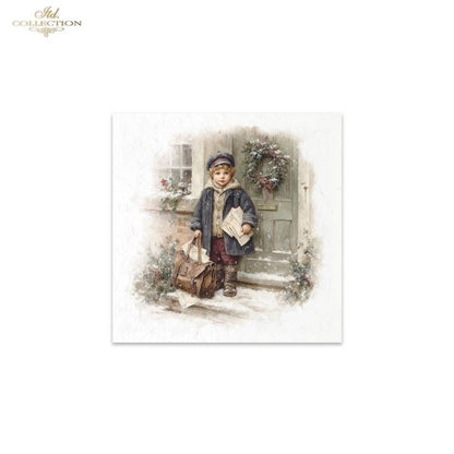 Decoupage Rice Paper Mini Set - Christmas, Family