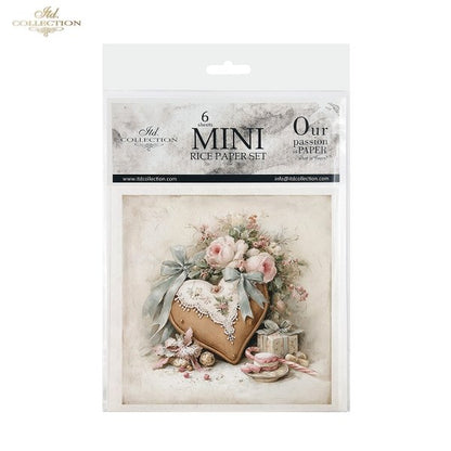 Decoupage Rice Paper Mini Set - Christmas, Gingerbread