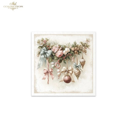Decoupage Rice Paper Mini Set - Christmas, Gingerbread