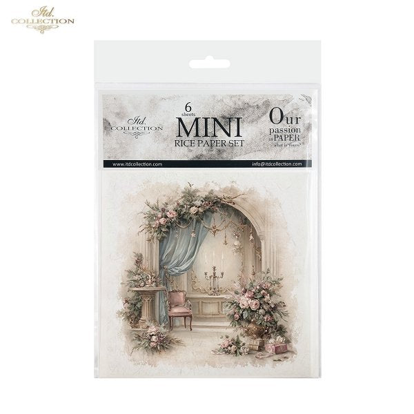 Decoupage Rice Paper Mini Set - Christmas, Living Room