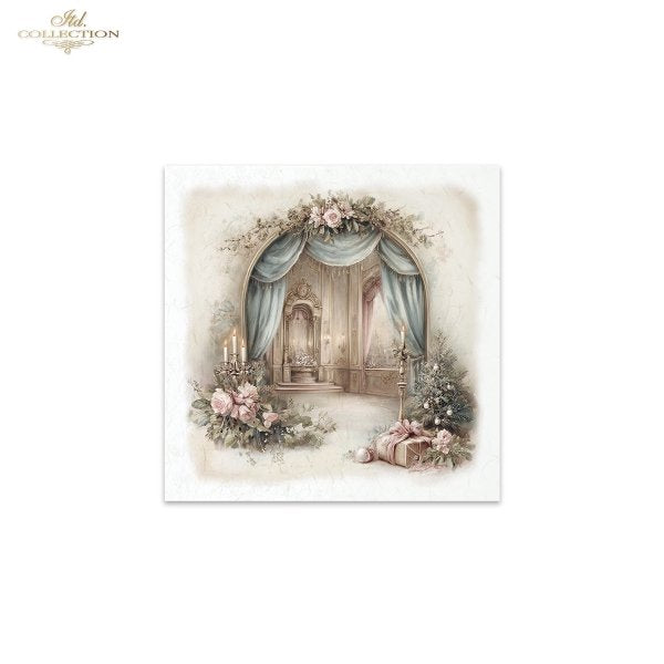 Decoupage Rice Paper Mini Set - Christmas, Living Room