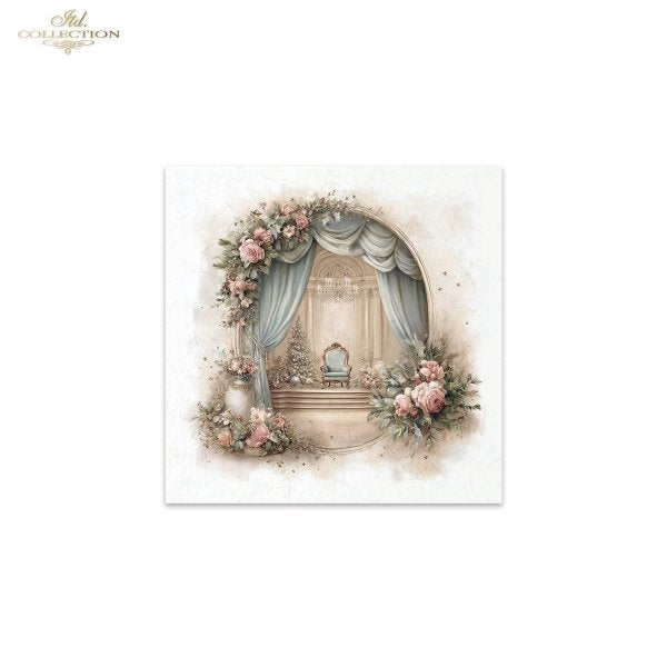 Decoupage Rice Paper Mini Set - Christmas, Living Room