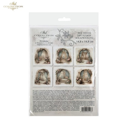 Decoupage Rice Paper Mini Set - Christmas, Living Room