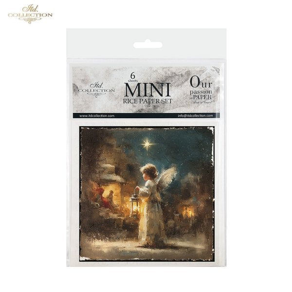 Decoupage Rice Paper Mini Set - Christmas, Nativity