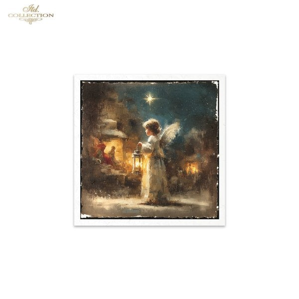 Decoupage Rice Paper Mini Set - Christmas, Nativity