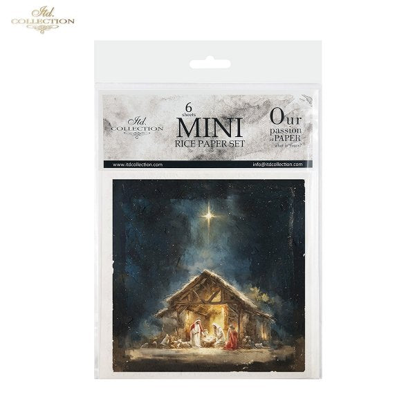 Decoupage Rice Paper Mini Set - Christmas, Nativity II