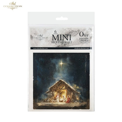 Decoupage Rice Paper Mini Set - Christmas, Nativity II