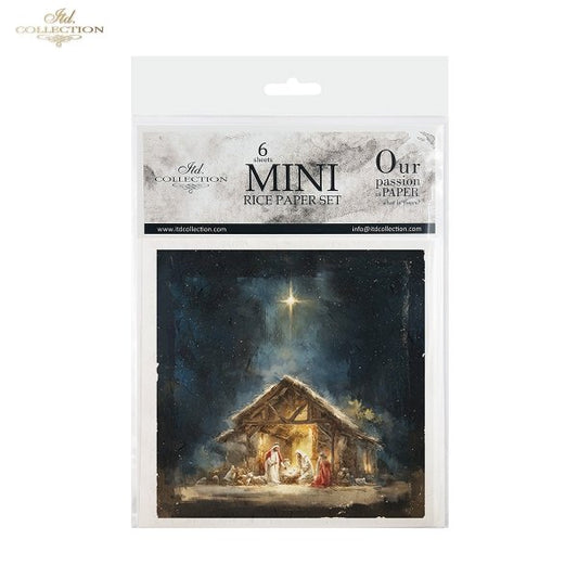 Decoupage Rice Paper Mini Set - Christmas, Nativity II