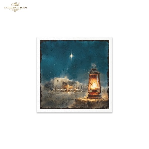 Decoupage Rice Paper Mini Set - Christmas, Nativity II