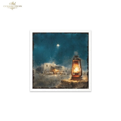 Decoupage Rice Paper Mini Set - Christmas, Nativity II