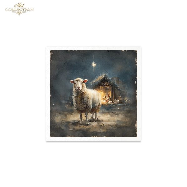 Decoupage Rice Paper Mini Set - Christmas, Nativity II