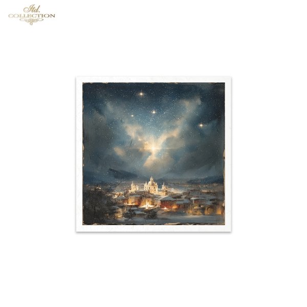 Decoupage Rice Paper Mini Set - Christmas, Nativity II