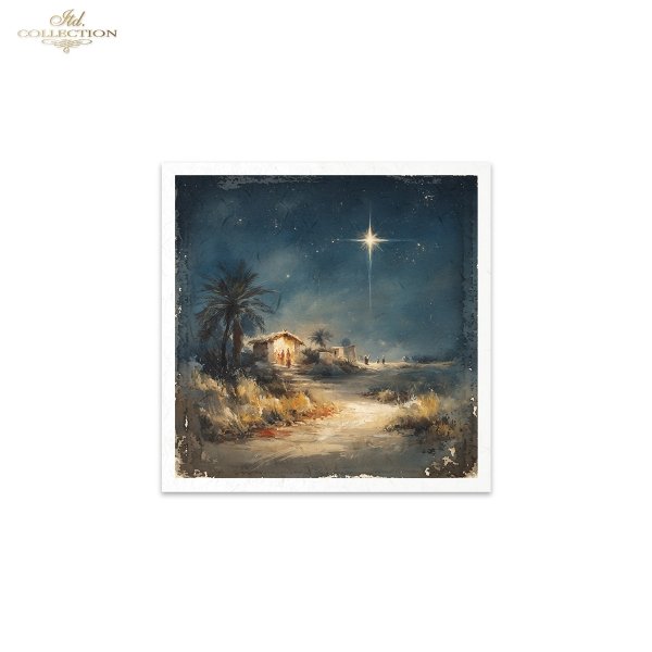 Decoupage Rice Paper Mini Set - Christmas, Nativity II