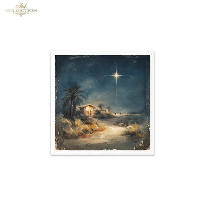 Decoupage Rice Paper Mini Set - Christmas, Nativity II