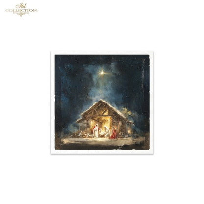 Decoupage Rice Paper Mini Set - Christmas, Nativity II