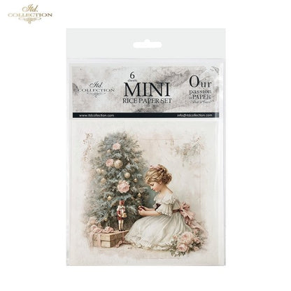 Decoupage Rice Paper Mini Set - Christmas Nutcracker