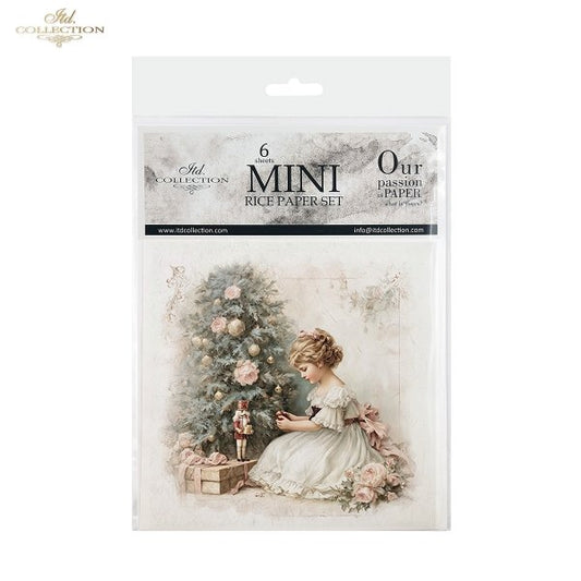 Decoupage Rice Paper Mini Set - Christmas Nutcracker