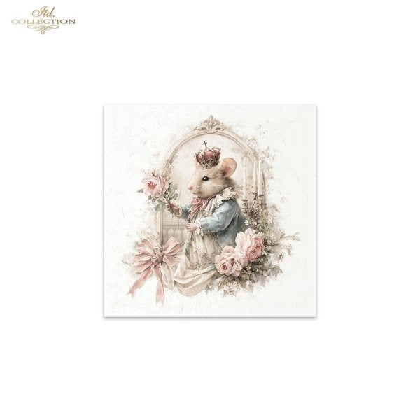 Decoupage Rice Paper Mini Set - Christmas Nutcracker