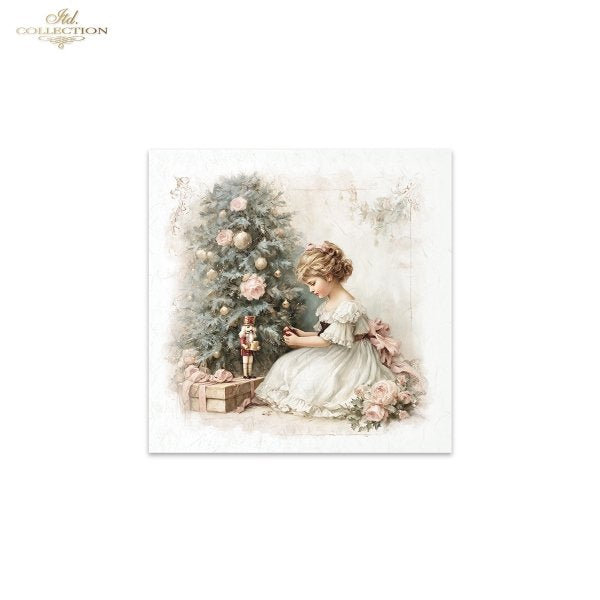 Decoupage Rice Paper Mini Set - Christmas Nutcracker