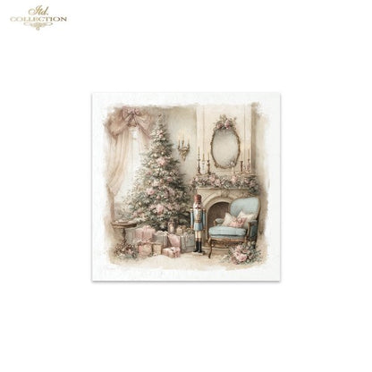 Decoupage Rice Paper Mini Set - Christmas Nutcracker II