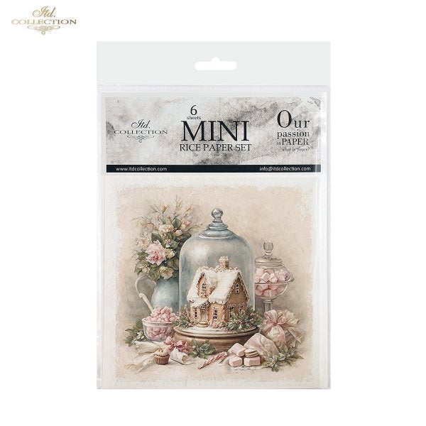 Decoupage Rice Paper Mini Set - Christmas, Sweets
