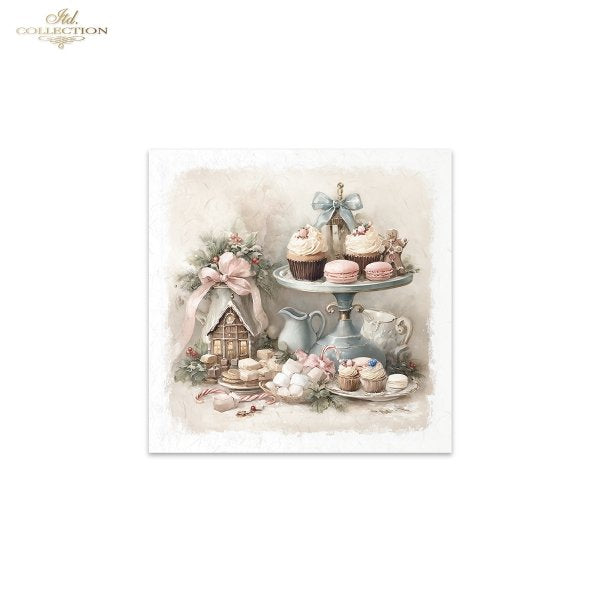 Decoupage Rice Paper Mini Set - Christmas, Sweets