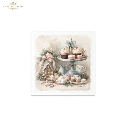 Decoupage Rice Paper Mini Set - Christmas, Sweets