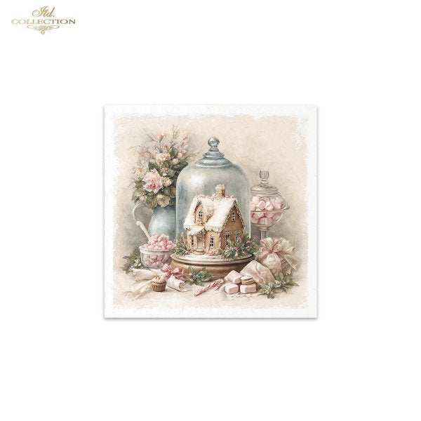Decoupage Rice Paper Mini Set - Christmas, Sweets