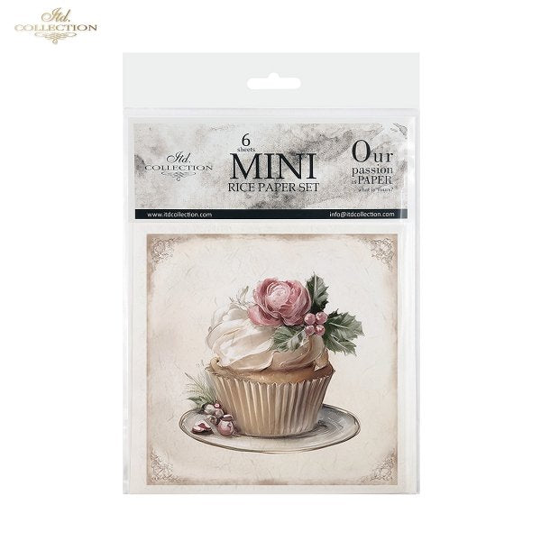 Decoupage Rice Paper Mini Set - Christmas, Sweets II