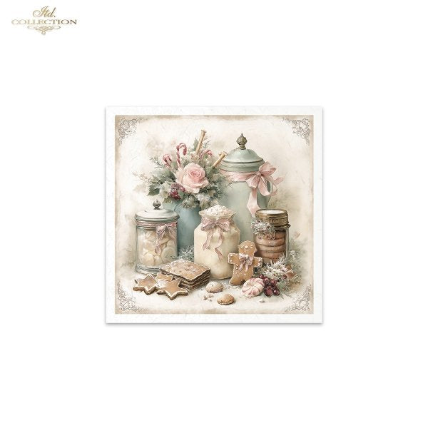 Decoupage Rice Paper Mini Set - Christmas, Sweets II