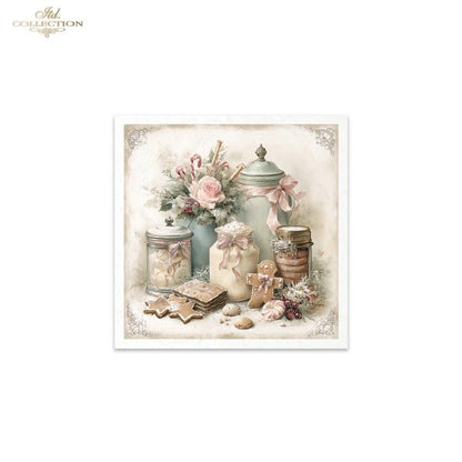 Decoupage Rice Paper Mini Set - Christmas, Sweets II
