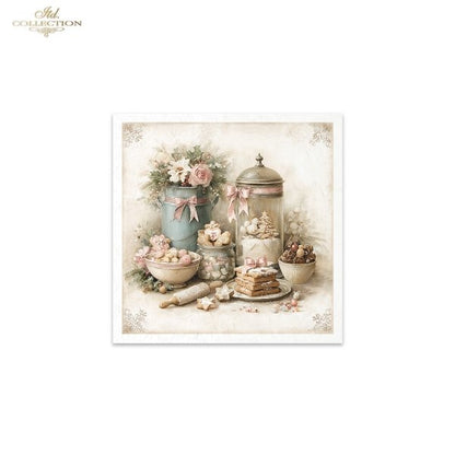 Decoupage Rice Paper Mini Set - Christmas, Sweets II
