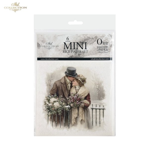 Decoupage Rice Paper Mini Set - Christmas, Victorian