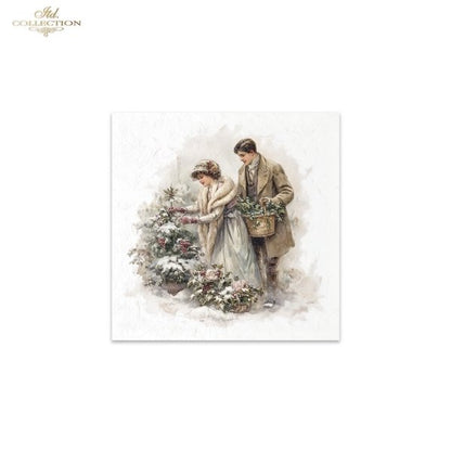 Decoupage Rice Paper Mini Set - Christmas, Victorian
