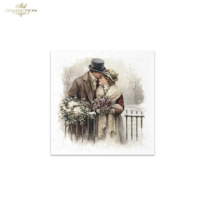 Decoupage Rice Paper Mini Set - Christmas, Victorian