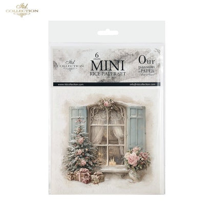 Decoupage Rice Paper Mini Set - Christmas Windows