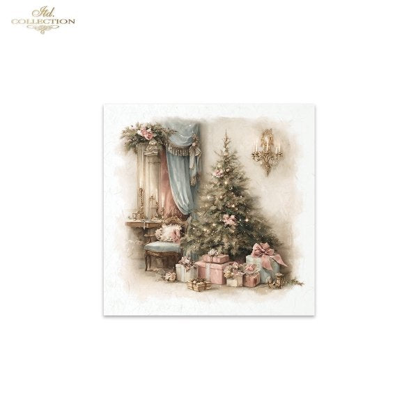 Decoupage Rice Paper Mini Set - Christmas Windows