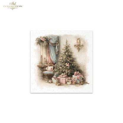 Decoupage Rice Paper Mini Set - Christmas Windows