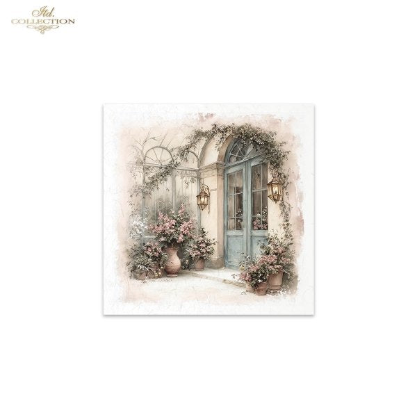 Decoupage Rice Paper Mini Set - Christmas in the Conservatory