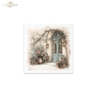 Decoupage Rice Paper Mini Set - Christmas in the Conservatory
