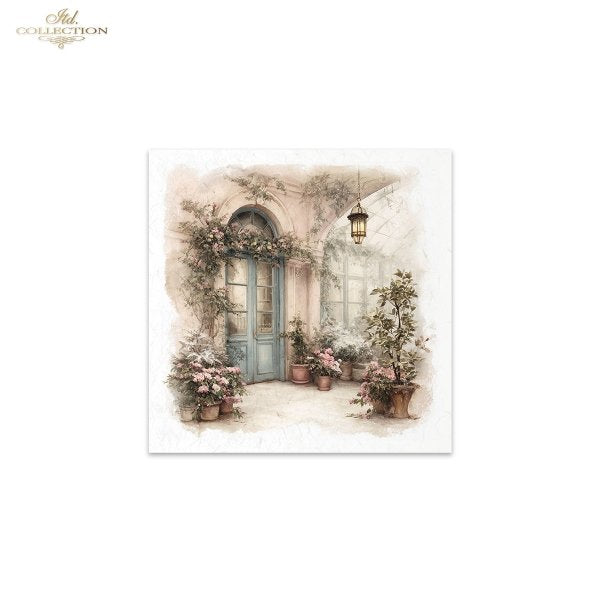 Decoupage Rice Paper Mini Set - Christmas in the Conservatory