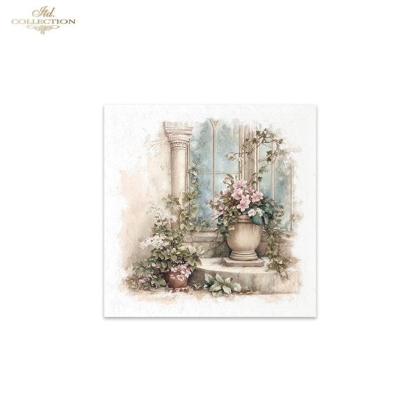 Decoupage Rice Paper Mini Set - Christmas in the Conservatory