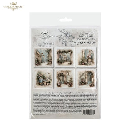 Decoupage Rice Paper Mini Set - Christmas in the Conservatory