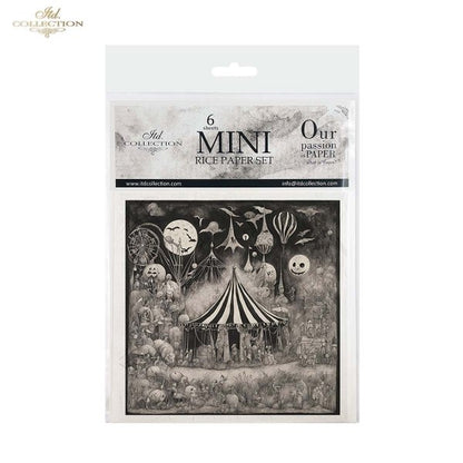 Decoupage Rice Paper Mini Set - Dark Circus