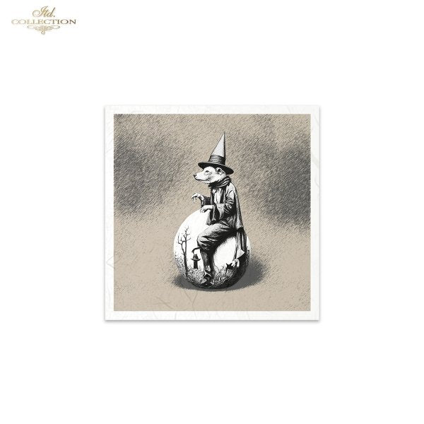 Decoupage Rice Paper Mini Set - Dark Circus