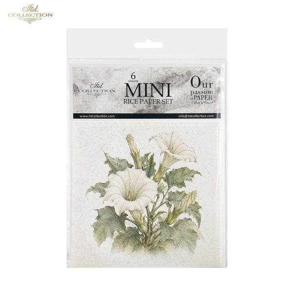 Decoupage Rice Paper Mini Set - Desert Flowers