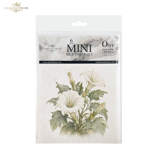 Decoupage Rice Paper Mini Set - Desert Flowers