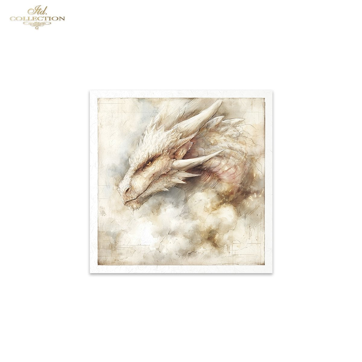 Decoupage Rice Paper Mini Set - Dragons