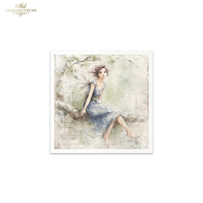 Decoupage Rice Paper Mini Set - Fairies II
